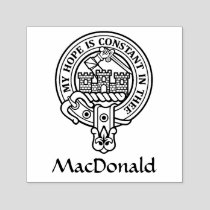 Clan MacDonald of Clanranald Crest Self-inking Stamp