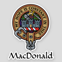 Clan MacDonald of Clanranald Crest Sticker