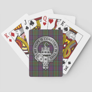 Clan MacDonald of Clanranald Crest & Tartan Poker Cards