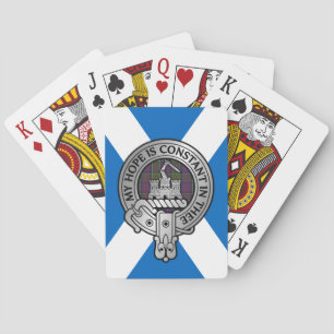 Clan MacDonald of Clanranald Crest & Tartan Poker Cards