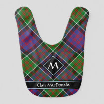 Clan MacDonald of Clanranald Tartan Baby Bib