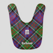 Clan MacDonald of Clanranald Tartan Baby Bib
