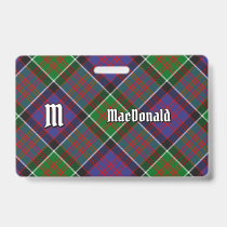 Clan MacDonald of Clanranald Tartan Badge