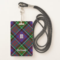 Clan MacDonald of Clanranald Tartan Badge