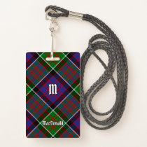 Clan MacDonald of Clanranald Tartan Badge
