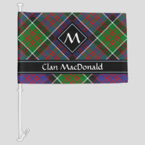 Clan MacDonald of Clanranald Tartan Car Flag