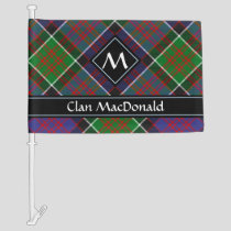 Clan MacDonald of Clanranald Tartan Car Flag