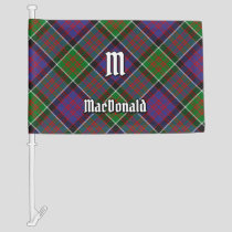 Clan MacDonald of Clanranald Tartan Car Flag