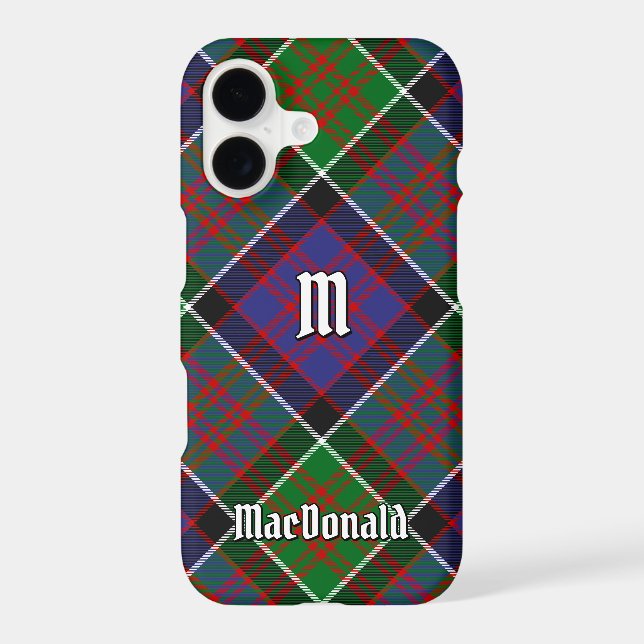 Clan MacDonald of Clanranald Tartan Case-Mate iPhone Case (Back)