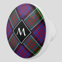 Clan MacDonald of Clanranald Tartan Ceramic Knob