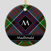 Clan MacDonald of Clanranald Tartan Ceramic Ornament