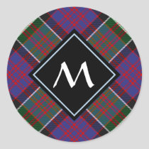 Clan MacDonald of Clanranald Tartan Classic Round Sticker