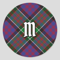 Clan MacDonald of Clanranald Tartan Classic Round Sticker