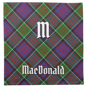 Clan MacDonald of Clanranald Tartan Cloth Napkin