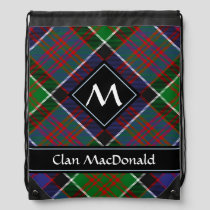 Clan MacDonald of Clanranald Tartan Drawstring Bag