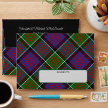 Clan MacDonald of Clanranald Tartan Envelope