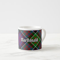 Clan MacDonald of Clanranald Tartan Espresso Cup