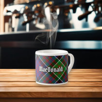 Clan MacDonald of Clanranald Tartan Espresso Cup