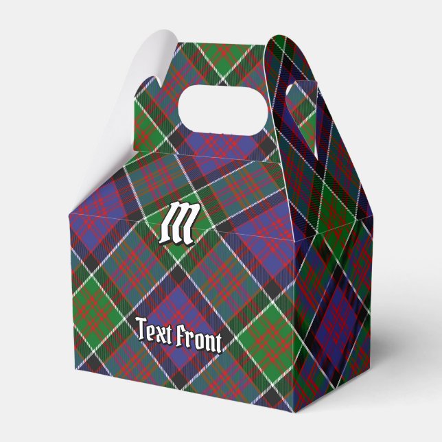 Clan MacDonald of Clanranald Tartan Favor Box (Front Side)