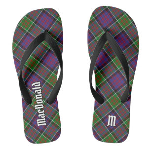 Clan MacDonald of Clanranald Tartan Flip Flops