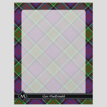 Clan MacDonald of Clanranald Tartan Flyer