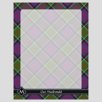 Clan MacDonald of Clanranald Tartan Flyer