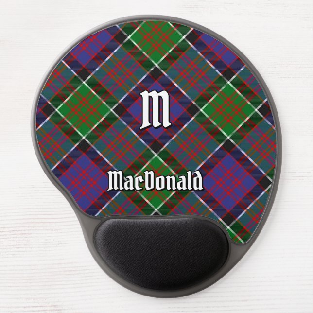 Clan MacDonald of Clanranald Tartan Gel Mouse Pad (Front)