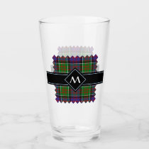 Clan MacDonald of Clanranald Tartan Glass