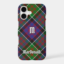 Clan MacDonald of Clanranald Tartan iPhone 17 Case
