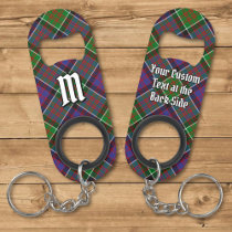 Clan MacDonald of Clanranald Tartan Keychain Bottle Opener