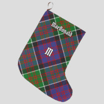 Clan MacDonald of Clanranald Tartan Large Christmas Stocking