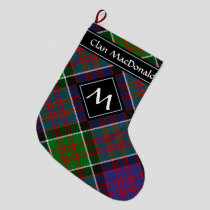 Clan MacDonald of Clanranald Tartan Large Christmas Stocking