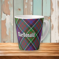 Clan MacDonald of Clanranald Tartan Latte Mug