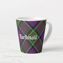Clan MacDonald of Clanranald Tartan Latte Mug