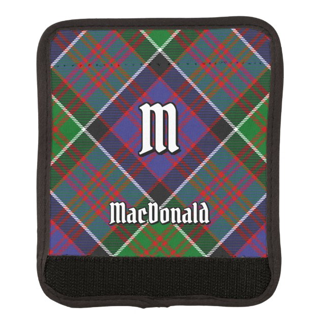 Clan MacDonald of Clanranald Tartan Luggage Handle Wrap (Front)
