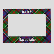Clan MacDonald of Clanranald Tartan Magnetic Frame