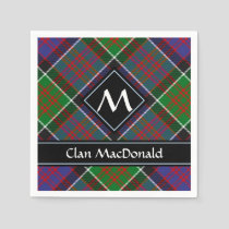 Clan MacDonald of Clanranald Tartan Napkins