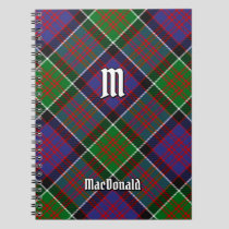 Clan MacDonald of Clanranald Tartan Notebook