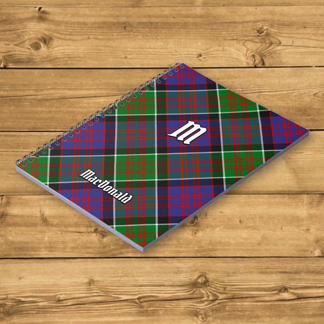 Clan MacDonald of Clanranald Tartan Notebook (Creator Uploaded)