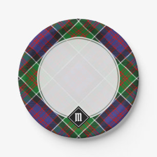 Clan MacDonald of Clanranald Tartan Paper Plates