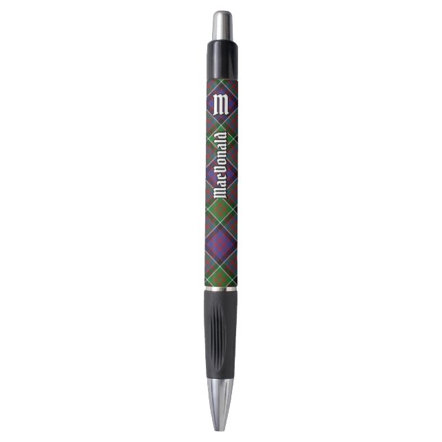 Clan MacDonald of Clanranald Tartan Pen (Front Vertical)