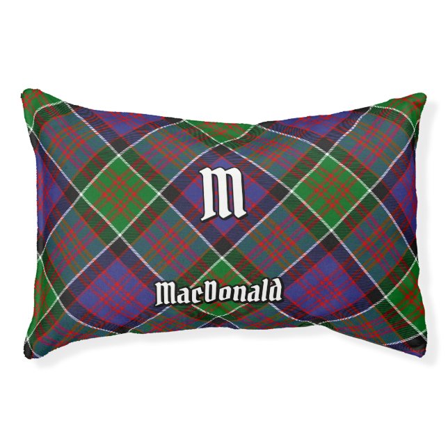 Clan MacDonald of Clanranald Tartan Pet Bed (Front)