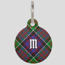 Clan MacDonald of Clanranald Tartan Pet ID Tag