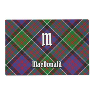 Clan MacDonald of Clanranald Tartan Placemat