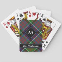 Clan MacDonald of Clanranald Tartan Playing Cards