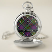 Clan MacDonald of Clanranald Tartan Pocket Watch