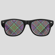 Clan MacDonald of Clanranald Tartan Retro Sunglasses