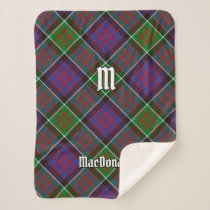 Clan MacDonald of Clanranald Tartan Sherpa Blanket