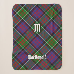 Clan MacDonald of Clanranald Tartan Sherpa Blanket