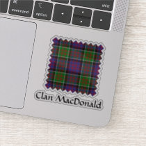 Clan MacDonald of Clanranald Tartan Sticker